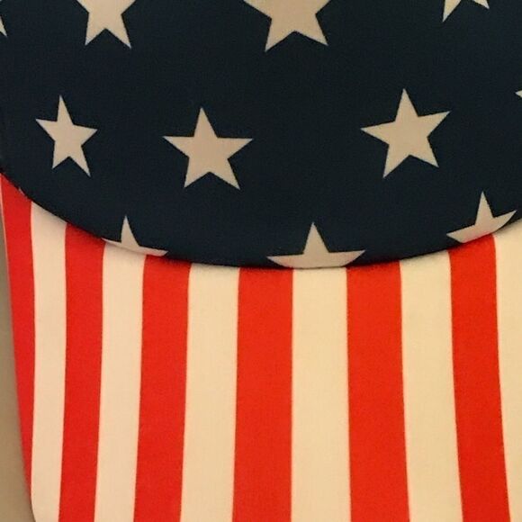 USA Stars & Stripes Red White and Blue SnapBack Trucker Hat - Picture 12 of 12